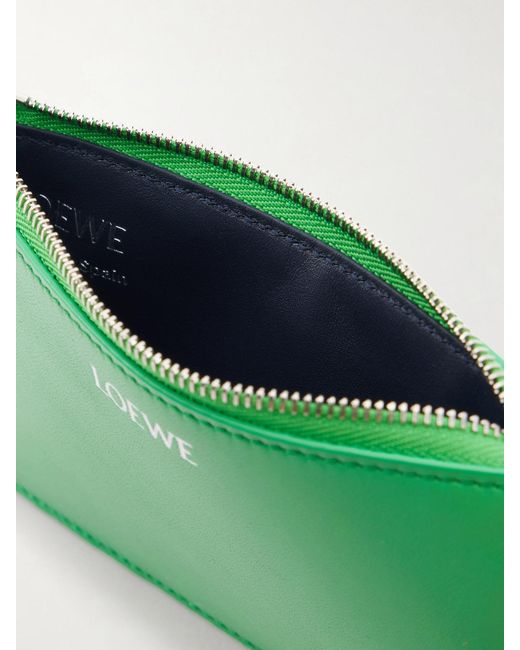 Loewe Green Knot Leather Cardholder