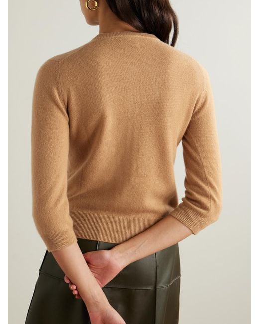 Allude Natural Cardigan Aus Kaschmir