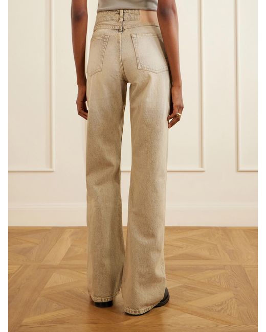 Our Legacy Natural Boot Cut Mid-Rise Flared Jeans