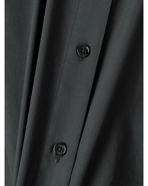 Totême  Gray Garderob Organic Cotton-Poplin Shirt