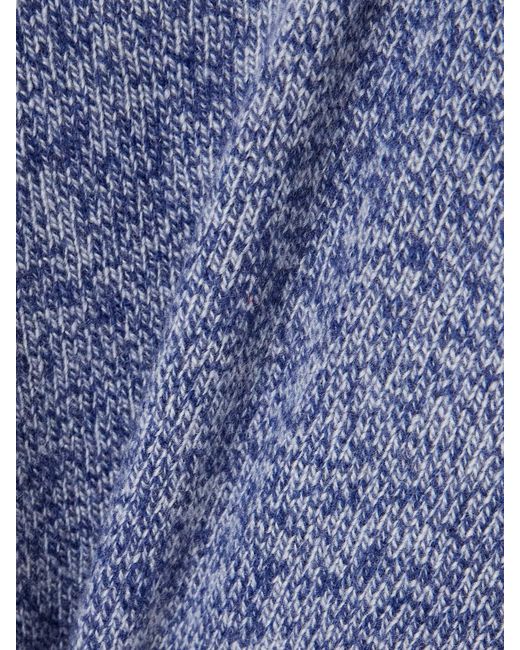 The Elder Statesman Blue Zuma Cashmere Sweater