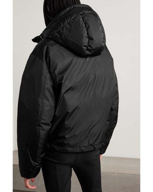 Aztech Mountain Black Casey Hooded Padded Ripstop Down Ski Jacket