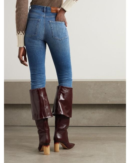 Chloé Blue High-Rise Skinny Jeans
