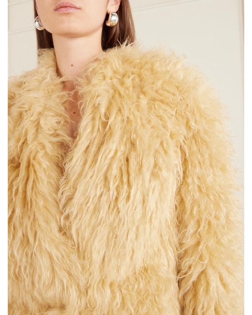 Isabel Marant Natural Mylae Shearling Jacket