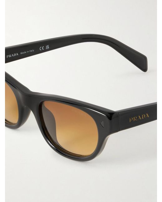 Prada Natural D-Frame Acetate Sunglasses