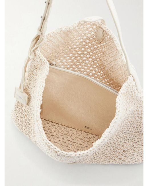 Polo Ralph Lauren Natural Polo Play Woven Cross Body Bag