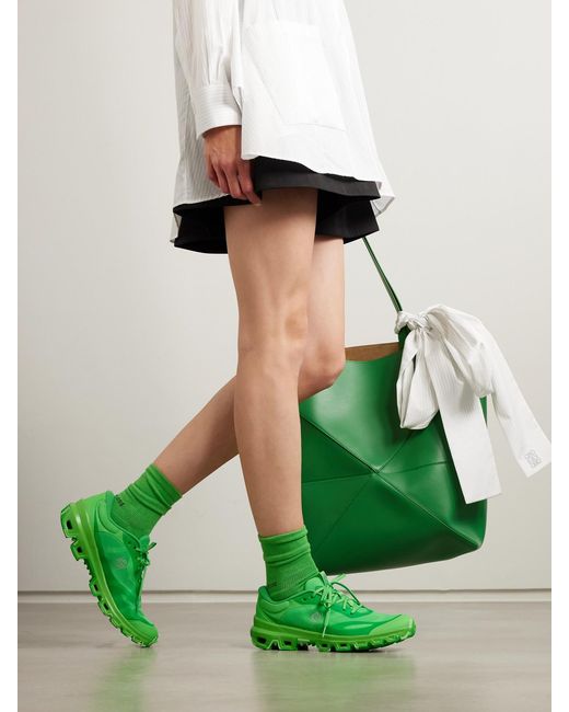 Loewe Green On Cloudventure 2.0 Rubber-Trimmed Recycled-Mesh Sneakers