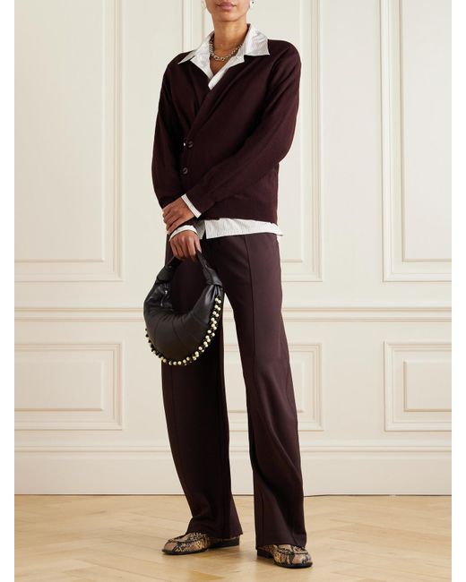 Lemaire Red Hose Mit Geradem Bein Aus Jersey