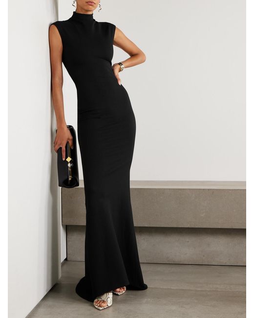 Jacquemus Black Alba Maxi Dress