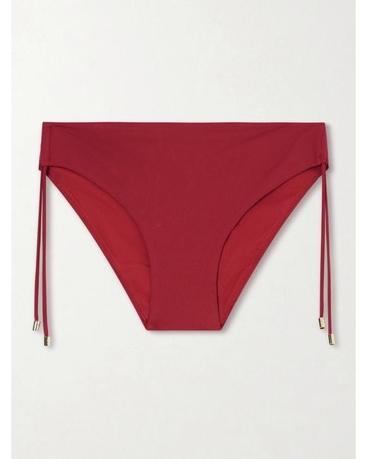 Max Mara Red Beachwear Sandra Bikini Briefs