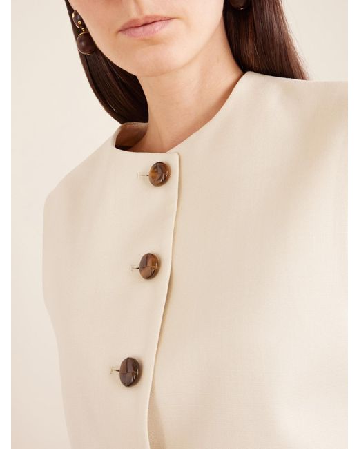 Blazé Milano Natural Danae Woven Vest