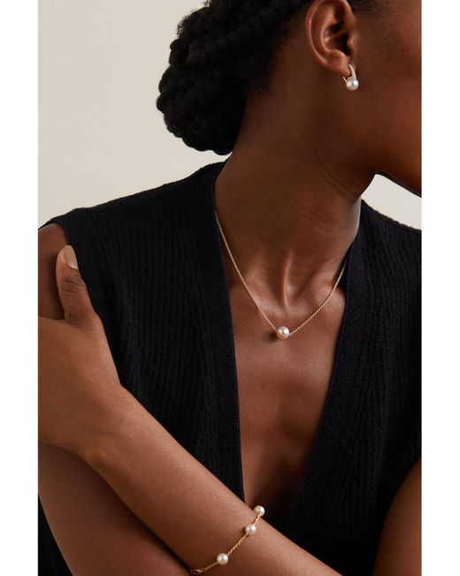 Mikimoto Natural 18-Karat Pearl Necklace
