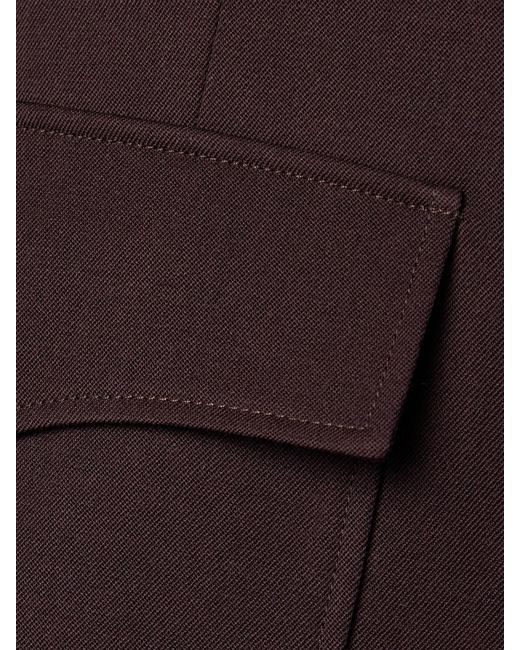 Nili Lotan Brown Nelson Wool-Twill Jacket
