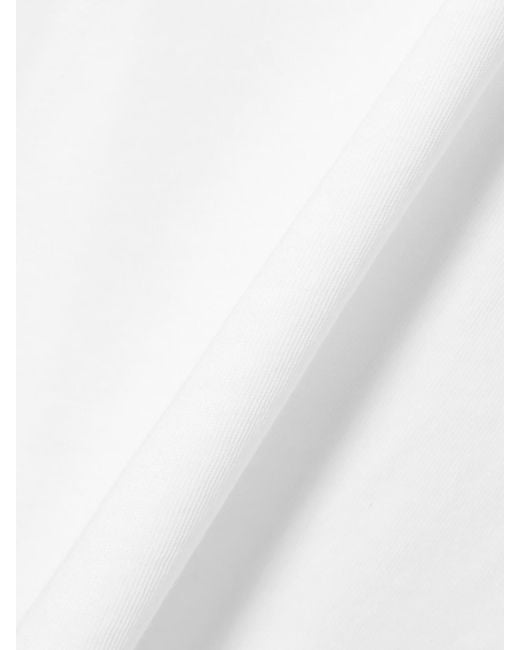 Agolde White Sydney Organic Cotton-Jersey T-Shirt