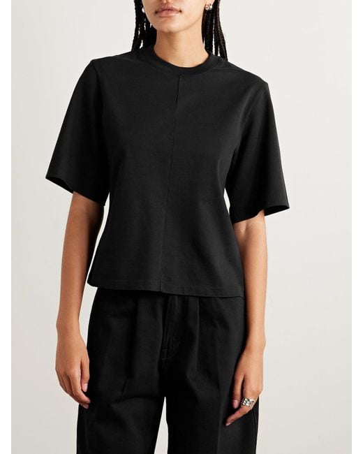 RÙADH Black The Isla Organic Cotton-Jersey T-Shirt