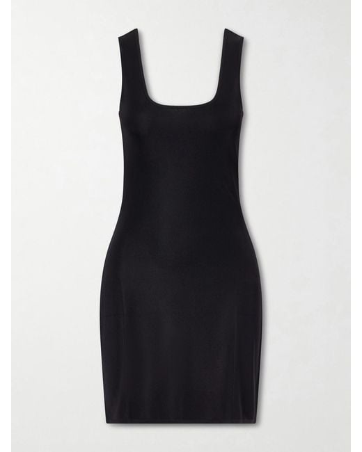 Saint Laurent Black Stretch-Jersey Dress