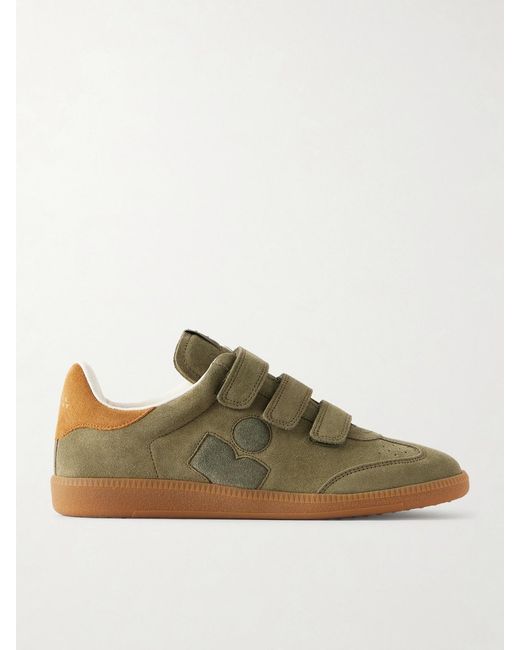Isabel Marant Green Beth Suede Sneakers
