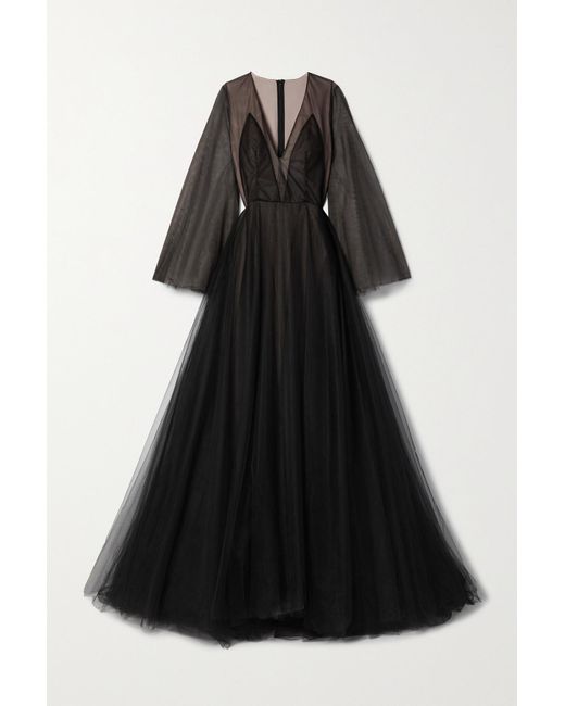 costarellos black gown