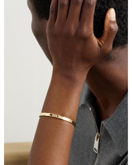 Messika Natural Move Noa Armreif Aus 18 Karat Mit Diamanten