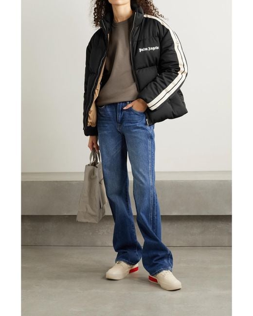 Moncler Genius Black Palm Angels Rodman Striped Quilted Shell Down Jacket