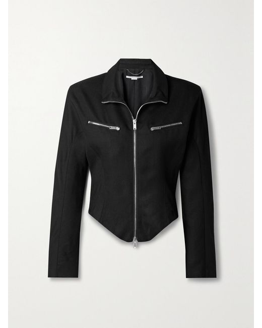 Stella McCartney Black Grain De Poudre Jacket