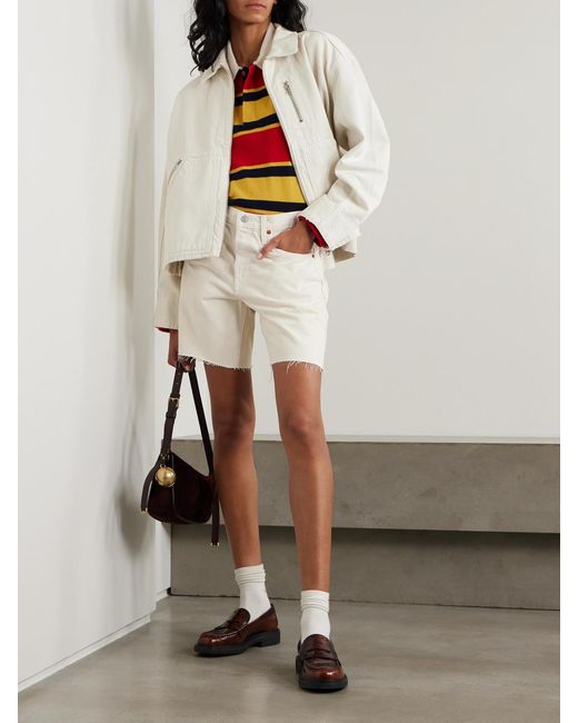 Re/done Natural Cotton-Twill Jacket