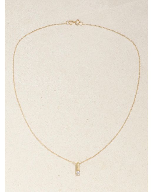 STONE AND STRAND Natural Flow 14-Karat Diamond Necklace
