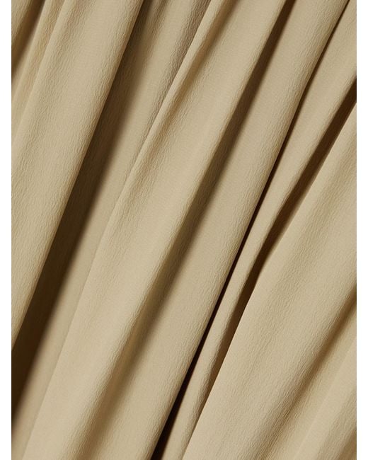 Joseph Natural Elba Tie-Detailed Crepe De Chine Maxi Skirt