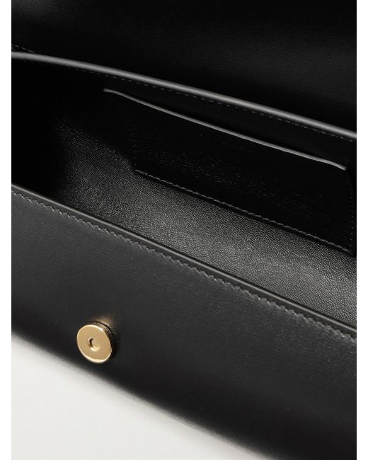 Jil Sander Black Kleine Schultertasche Aus Leder
