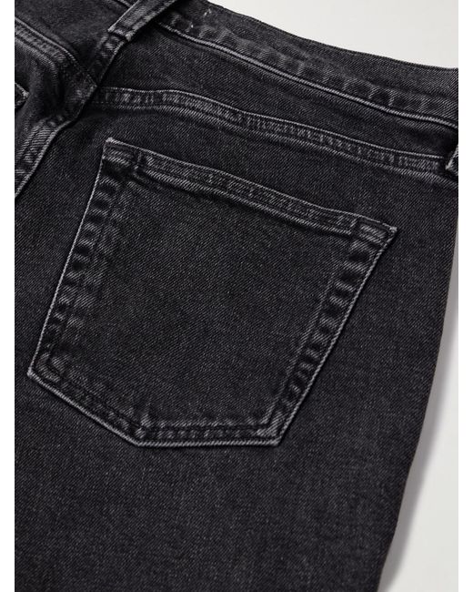 Agolde Blue Valen Mid-Rise Straight-Leg Jeans