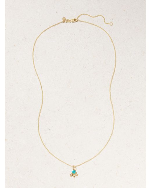 Sydney Evan White 14-Karat, And Diamond Necklace