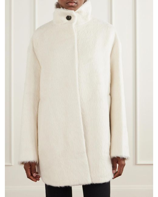 Joseph Natural Melda Alpaca And Wool-Blend Coat