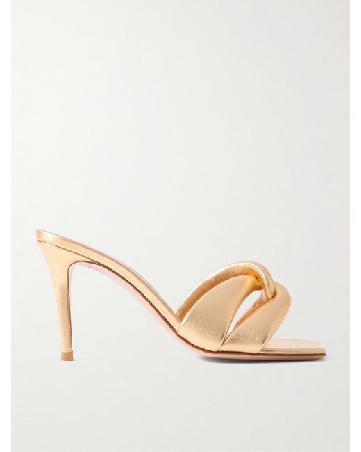 Gianvito Rossi Natural Amour 85 Mules Aus Leder