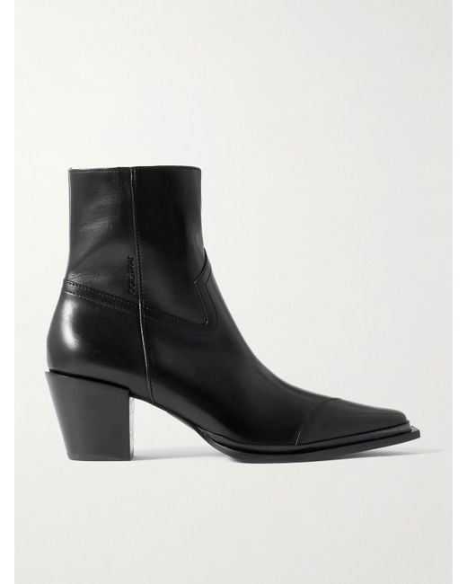 Bottines En Cuir Cece 60 Jimmy Choo en coloris Black