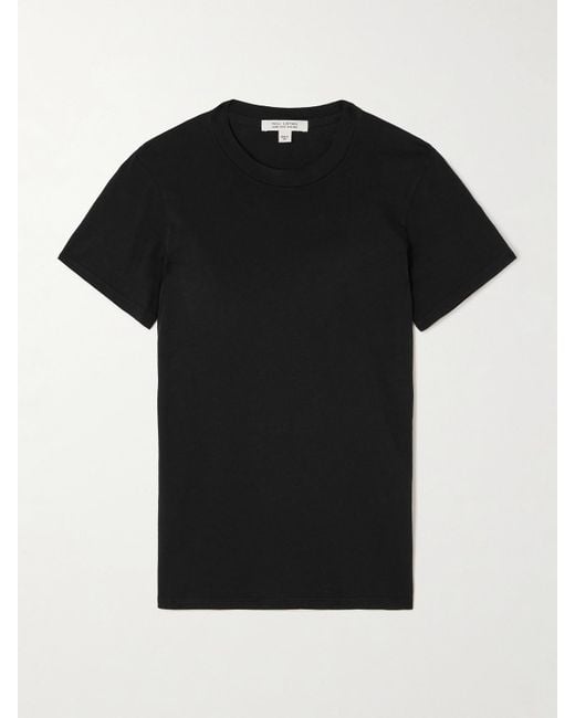 Nili Lotan Black Mariela Cotton-Jersey T-Shirt