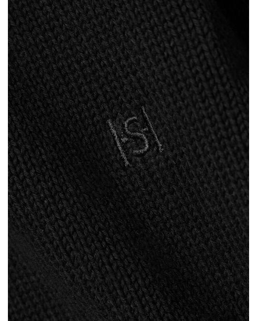 High Sport Black Pullover Aus Einer Baumwollmischung