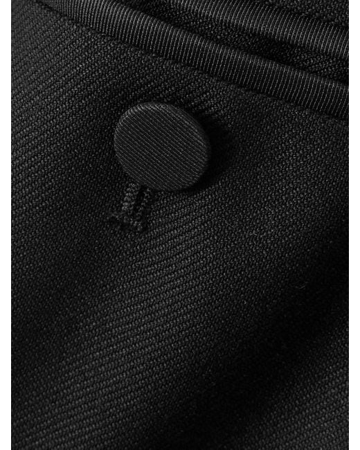 Tom Ford Black Hose Aus Twill Aus Einer Mischung Aus Wolle, Mohair Und Seide