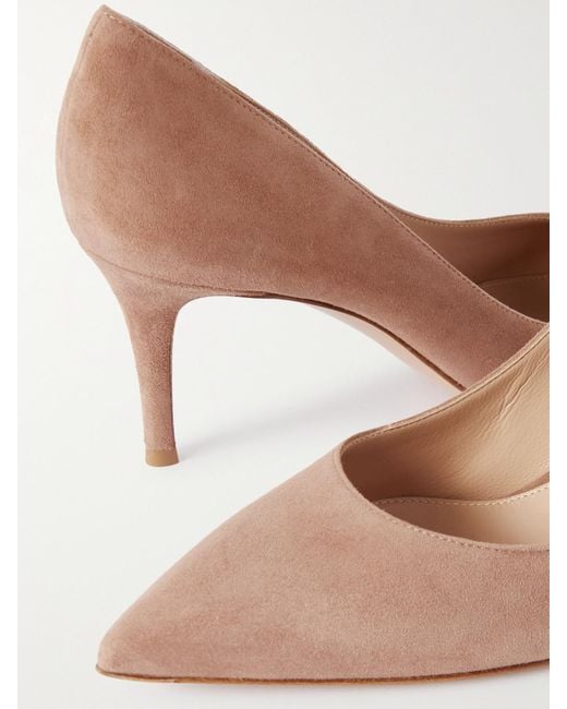 Gianvito Rossi Multicolor Gianvito 70 Suede Pumps