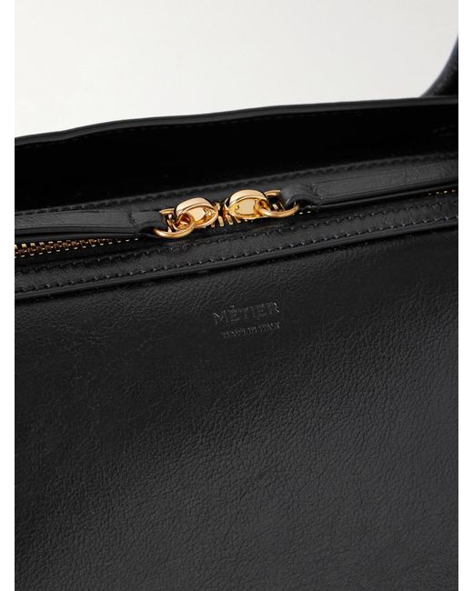 Metier Black Vérité Weekender Aus Leder