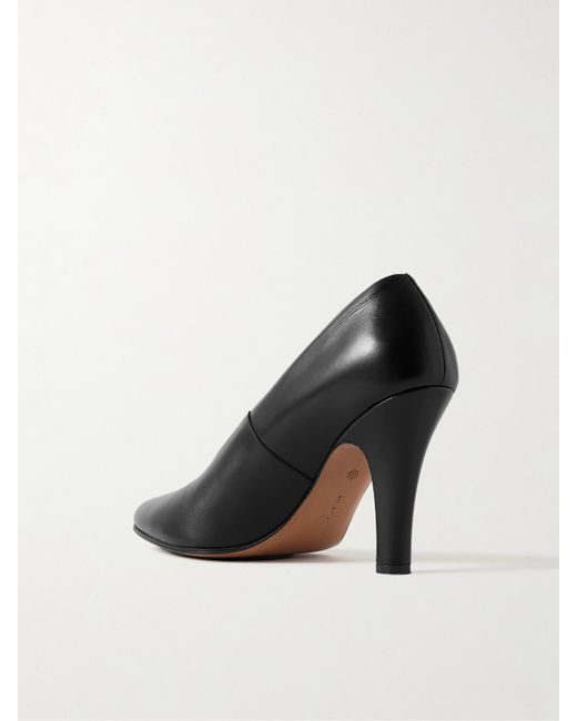 The Row Black Prudens Pumps Aus Leder