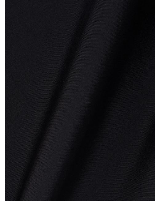 Lisa Marie Fernandez Black Arden One-Shoulder Neoprene Swimsuit