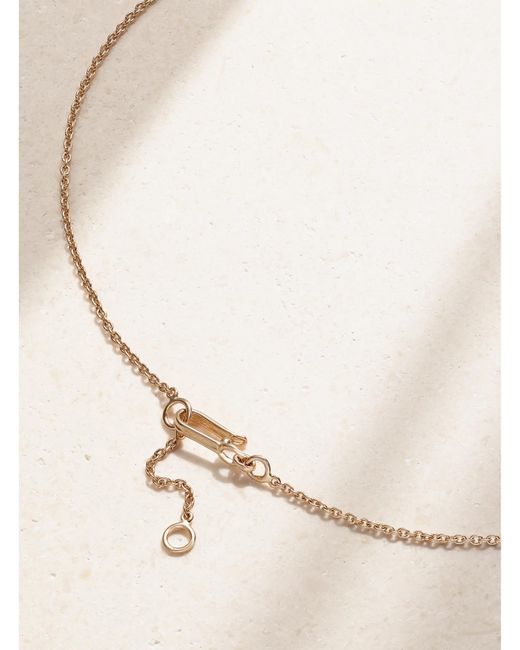 ANANYA Natural Chakra Kette Aus 18 Karat Roségold Mit Mehreren Steinen