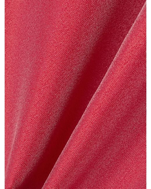BERNADETTE Pink Nathalie Off-The-Shoulder Taffeta Gown