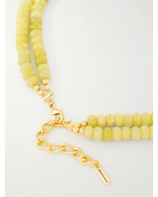 Jennifer Behr Metallic Veronica-Tone Quartz Necklace