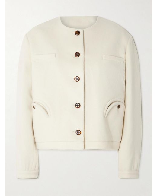 Blazé Milano Natural Gliss Wool-Blend Felt Jacket