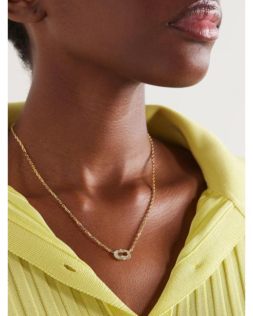 Viltier Natural Magnetic 18-Karat, Mother-Of-Pearl And Diamond Necklace