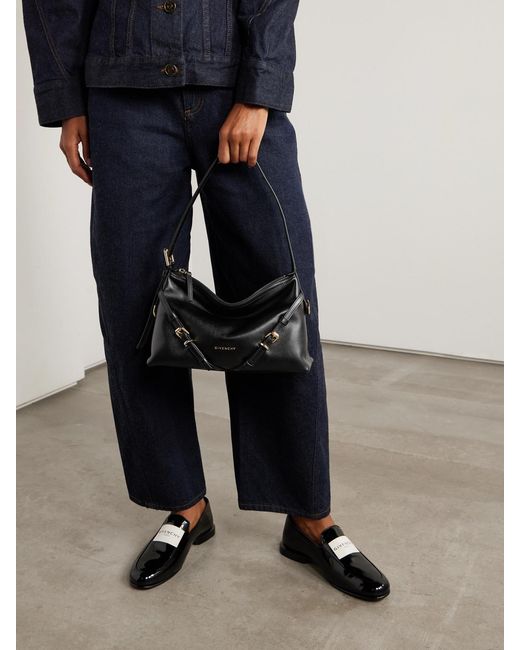 Givenchy Black Voyou Mini Leather Shoulder Bag