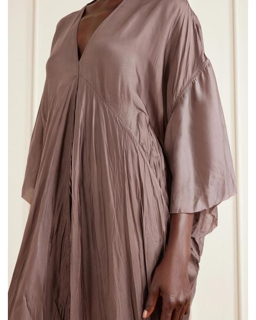 Rick Owens Purple Tommy Kite Shell Gown