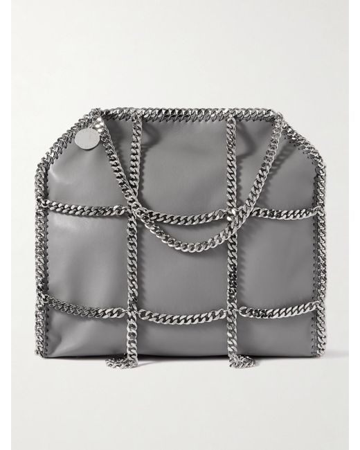 Sac Porté Épaule À Ornements Falabella Baby Bella Stella McCartney en coloris Gray