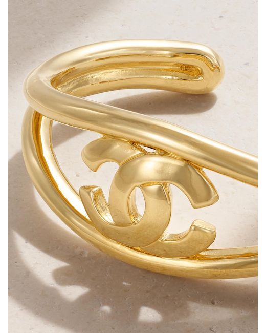 Chanel Metallic Plated Cuff